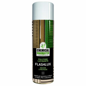 Flashlux pulitore lucidante spray per infissi in legno alluminio e PVC